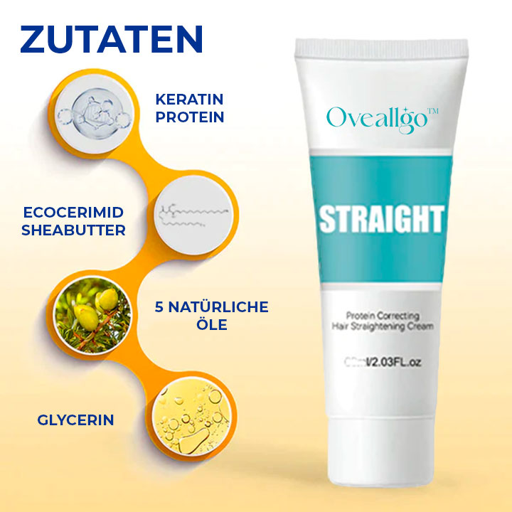 Oveallgo™ PRO Kopie der Keratin Correcting Hair Straightening Cream