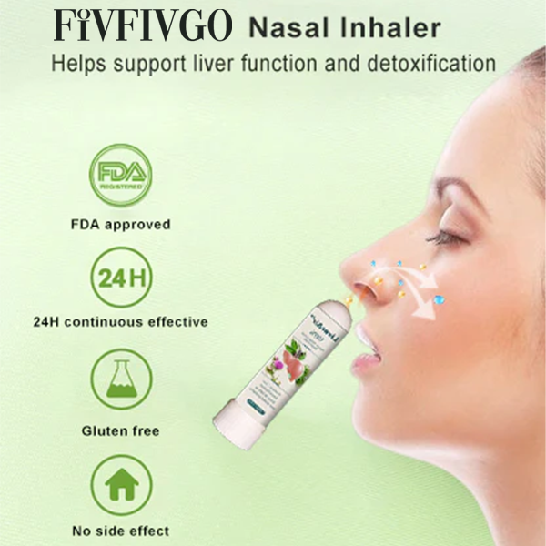 Oveallgo™ LiverAir X Naseninhalator (Leberunterstützung & Entgiftung 👑Klinische Leberunterstützung)