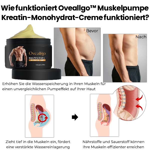 Oveallgo™ Profi Muskelpumpe Kreatin-Monohydrat-Creme