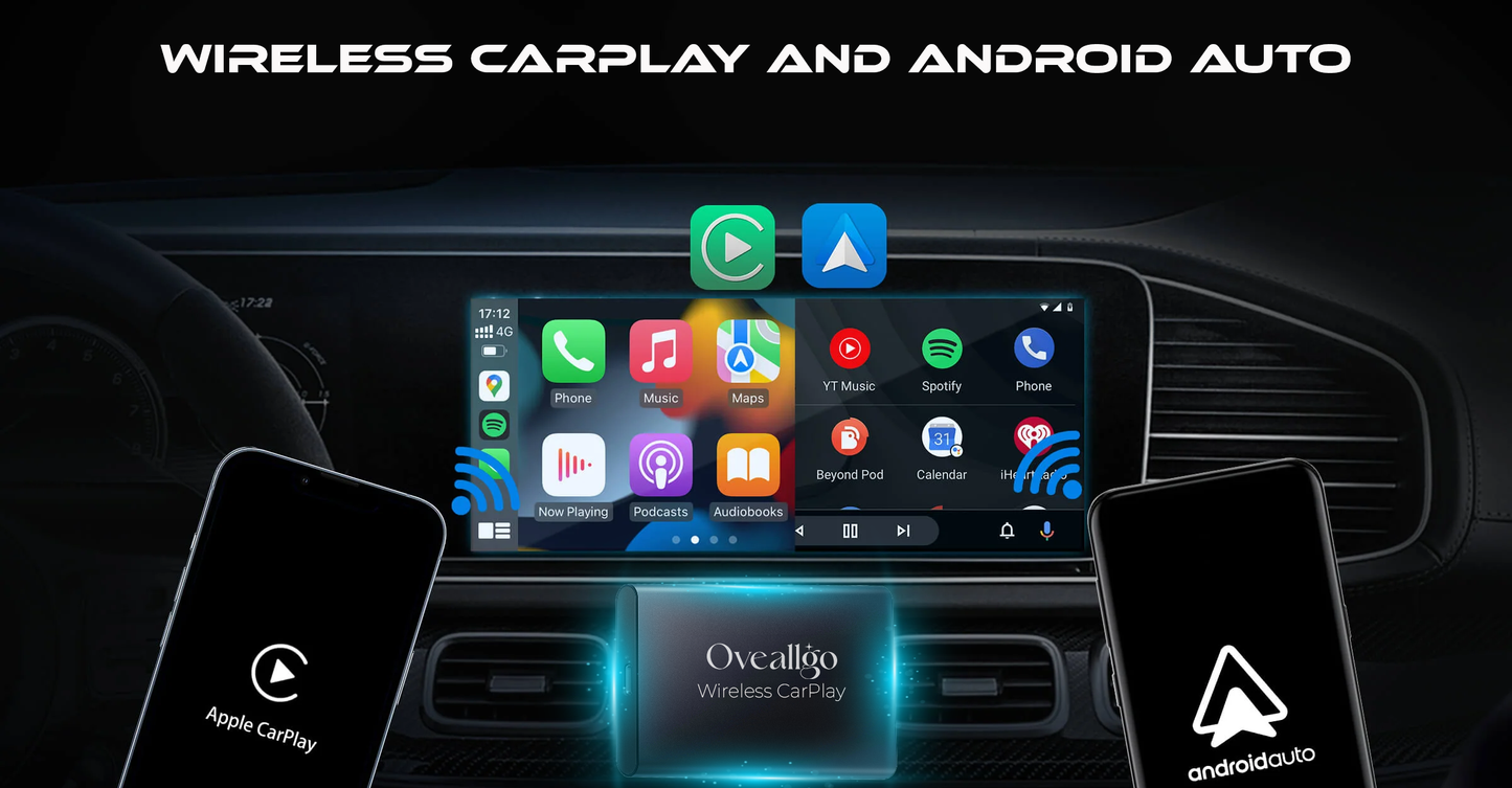 Oveallgo™ 5G Smartes Kabelloses CarPlay für Autos