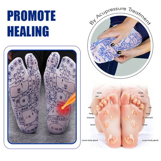 Oveallgo™ Fußmassagesocken und Akupunktur-Werkzeugset