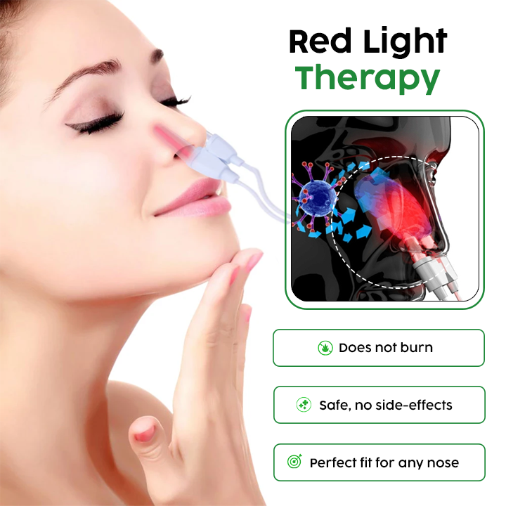 Oveallgo™ AuraGlow Nasen-LED-Therapiegerät