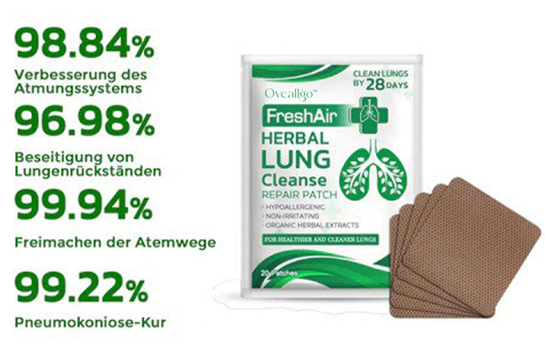 Oveallgo™ Frischluft-Kräuter-Lungenreinigungs-Reparaturpflaster