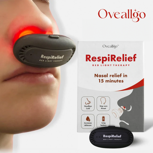 Oveallgo™ All Clear PRO RespiRelief Rotlicht Nasaltherapiegerät