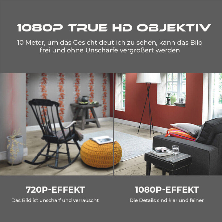 Oveallgo™ Invisible-Eye X 1080P HD Nachtsicht Mini WIFI Kamera