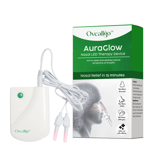 Oveallgo™ AuraGlow Nasen-LED-Therapiegerät