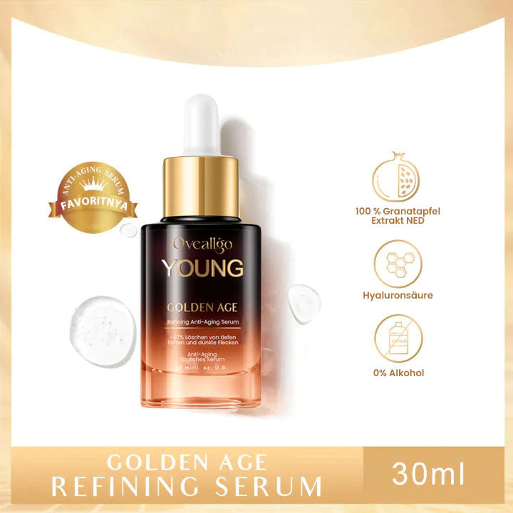 Oveallgo™ YOUNG Golden Age GLOW Refining Anti-Aging Serum