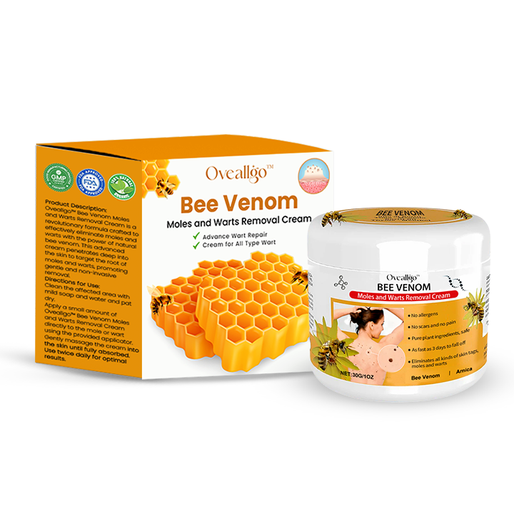 Oveallgo™ Bienengiftcreme zur Entfernung von Muttermalen und Warzen
