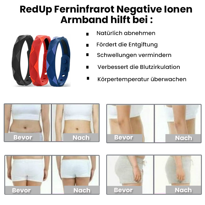 Oveallgo™ RedUp Profi Ferninfrarot Negative Ionen Armband