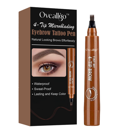 Oveallgo™ Professionell 4-Spitze Mircoblading Augenbrauen Tattoo Stift