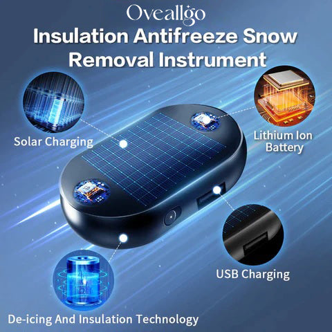 Oveallgo™ Solarer elektromagnetischer molekularer Interferenz-Gefrier- und Schneeentferner