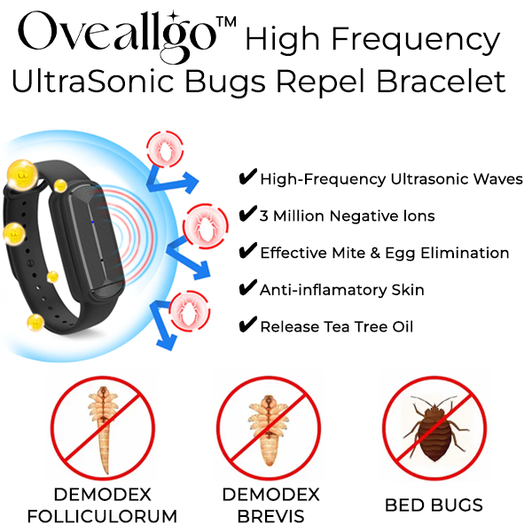 Oveallgo™ Hochfrequenz-Ultraschall-Insektenabwehr-Armband
